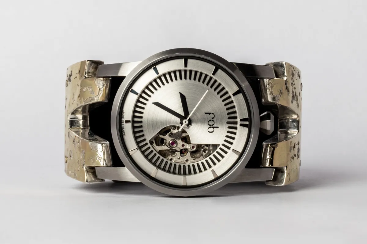 P4—FOB Watch #485 (Hyperstrap-V [Studs], Oblivion, PA18K-NG) sold by Parts of Four