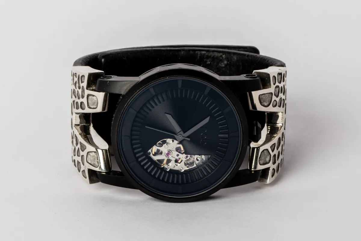 P4—FOB Watch #484 (Hyperstrap-V [Mega Pavé, Studs], Phantom, PA+DIA-NG) sold by Parts of Four