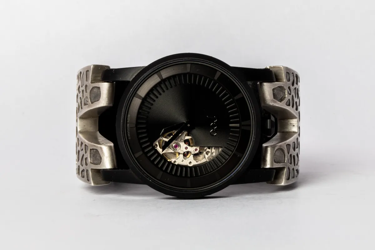 P4—FOB Watch #480 (Hyperstrap-V [Mega Pavé, Studs], Phantom, DA+DIA-NG) sold by Parts of Four