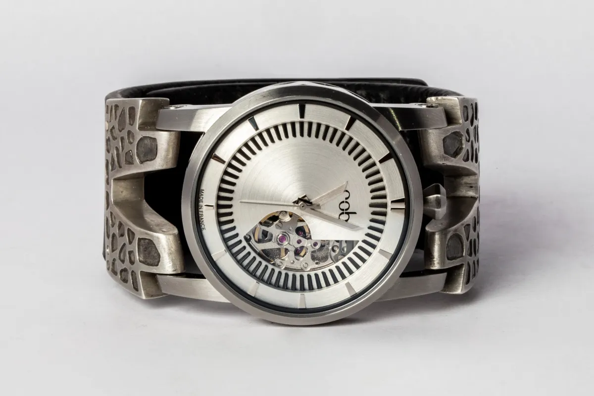 P4—FOB Watch #477 (Hyperstrap-V [Mega Pavé, Studs], Oblivion, DA+DIA-NG) sold by Parts of Four