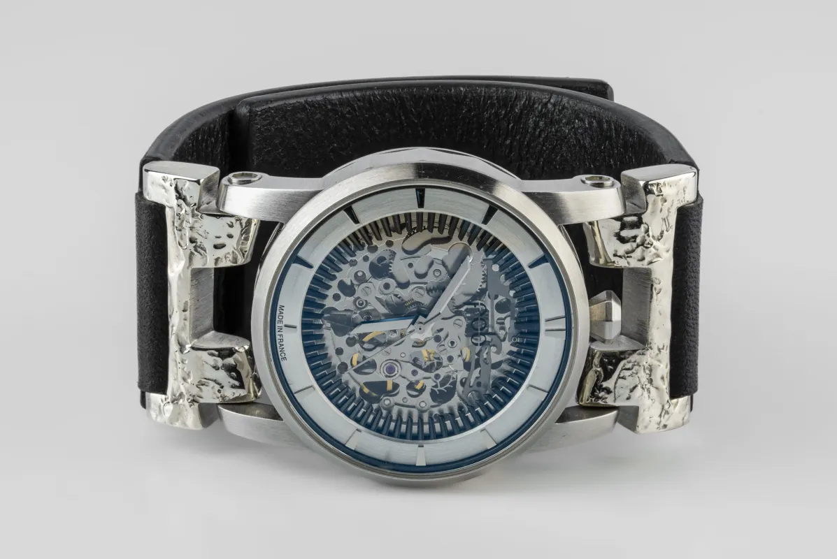 P4—FOB Watch #2722 (Straight Strap [Studs], Silver Skeleton, MA10KW-NG) sold by Parts of Four