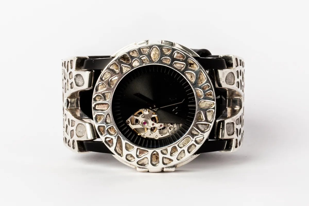 P4—FOB Watch #156 (Case [Mega Pavé], Hyperstrap-V [Mega Pavé, Buckle], Phantom, PA+DIA-PA+DIA-NG) sold by Parts of Four