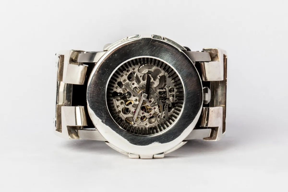 P4—FOB Watch #74 (Case, Hyperstrap-T [Buckle], Silver Skeleton, PA-PA-NG) sold by Parts of Four