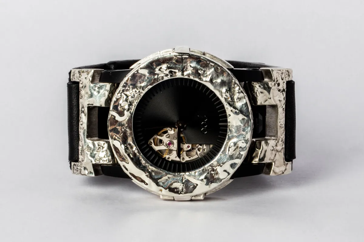 P4—FOB Watch #40 (Case, Straight Strap [Studs], Phantom, MA10KW-MA10KW-NG) sold by Parts of Four