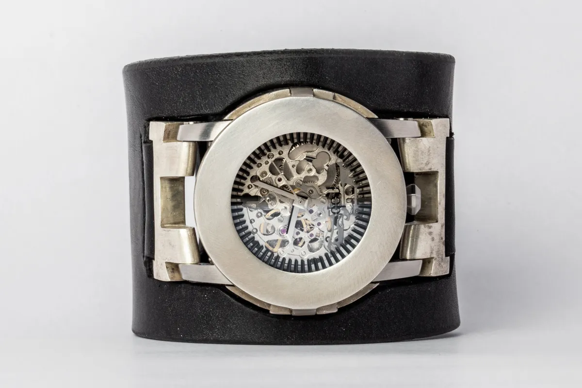 P4—FOB Watch #2638 (Case, Restraint, Silver Skeleton, DA-MA-NG) sold by Parts of Four