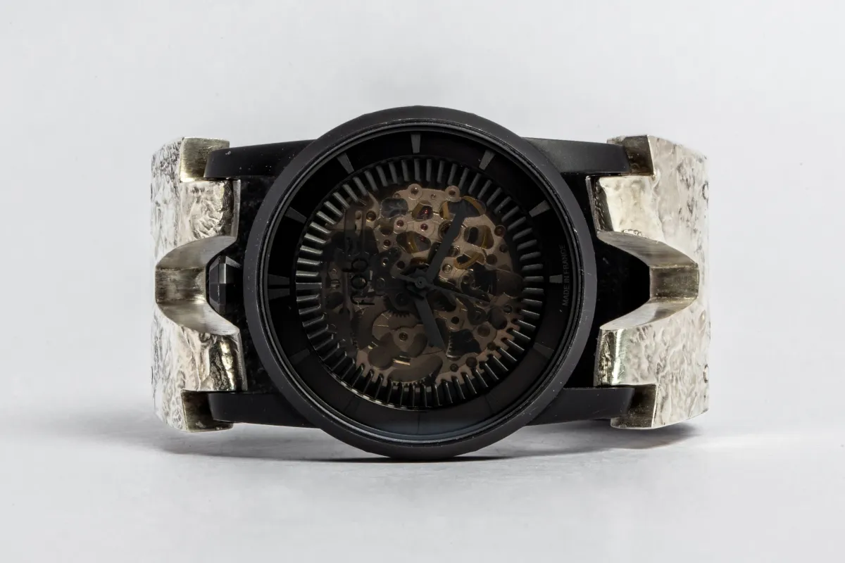 P4—FOB Watch #603 (Hyperstrap-V [Studs], Black Matte, MA10KW-NG) sold by Parts of Four