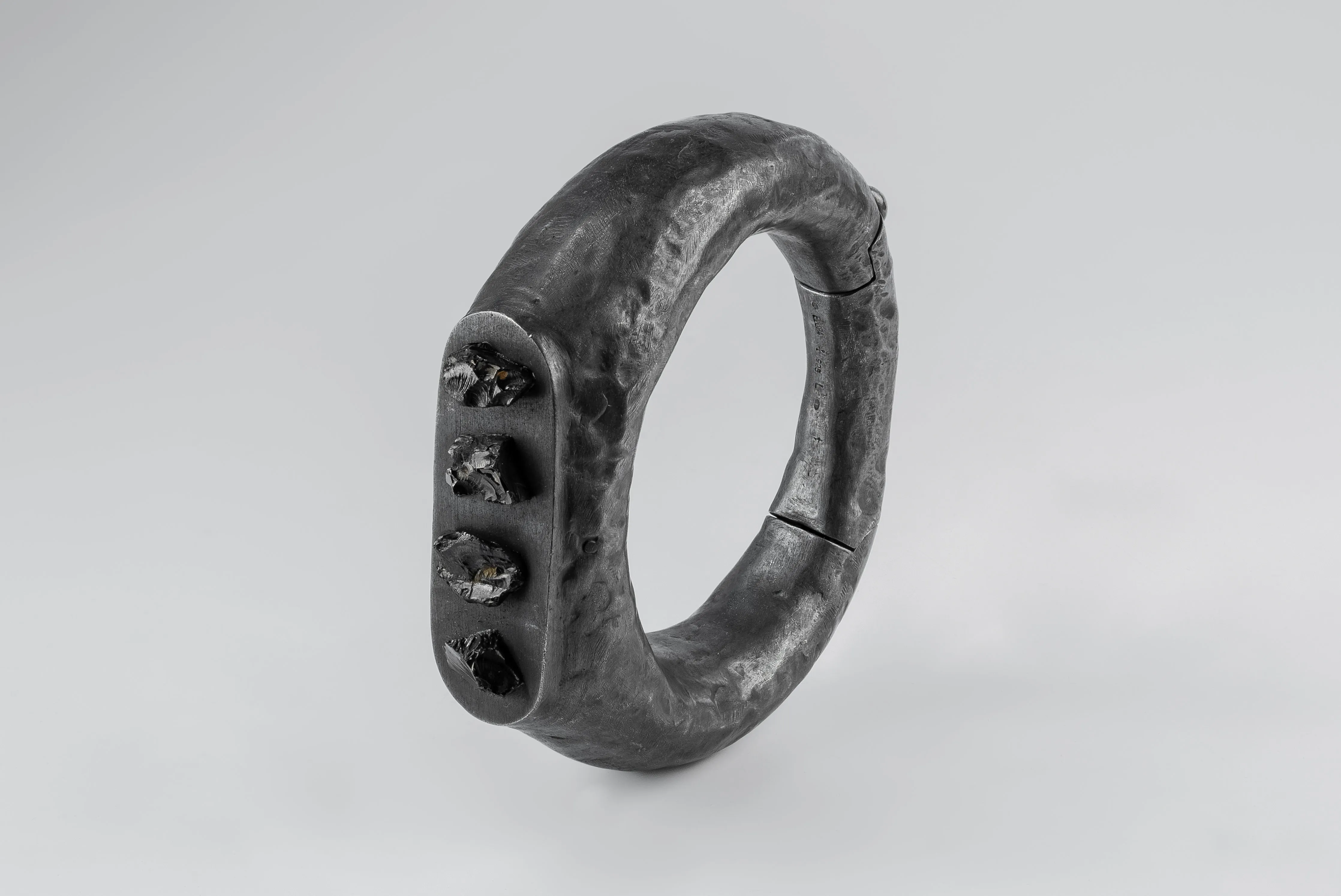 Thick Roman bracelet (Shungite, KA+NS) sold by Parts of Four product image thumbnail 2