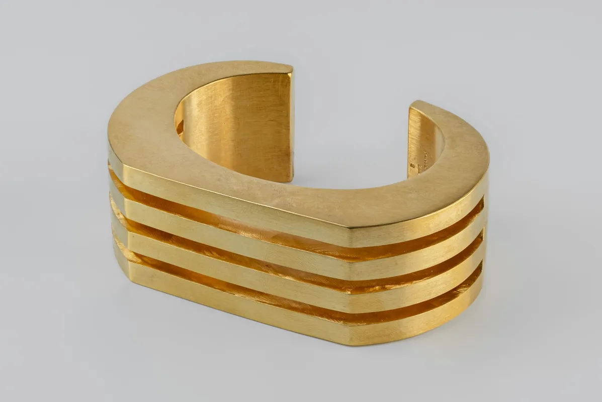 Crescent Plane Bracelet (Hybrid Deco Bars, 30mm, MGA) sold by Parts of Four