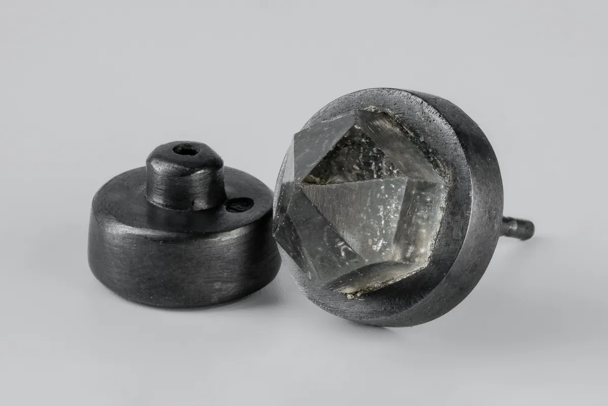 Stud Earring (11mm, Herkimer Spike, KA+HER) sold by Parts of Four