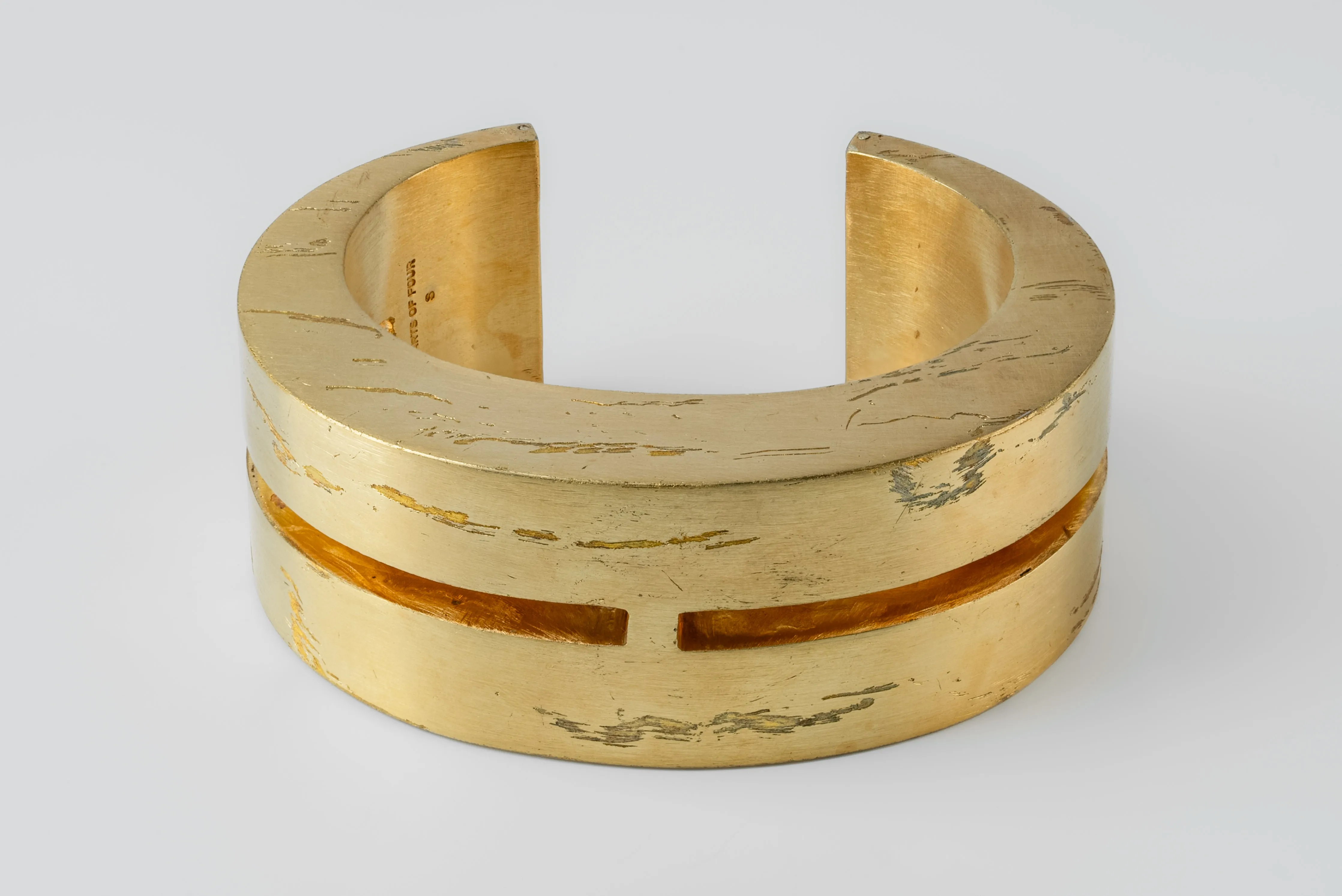 Crescent Crevice Bracelet (30mm, AG) sold by Parts of Four product image thumbnail 3