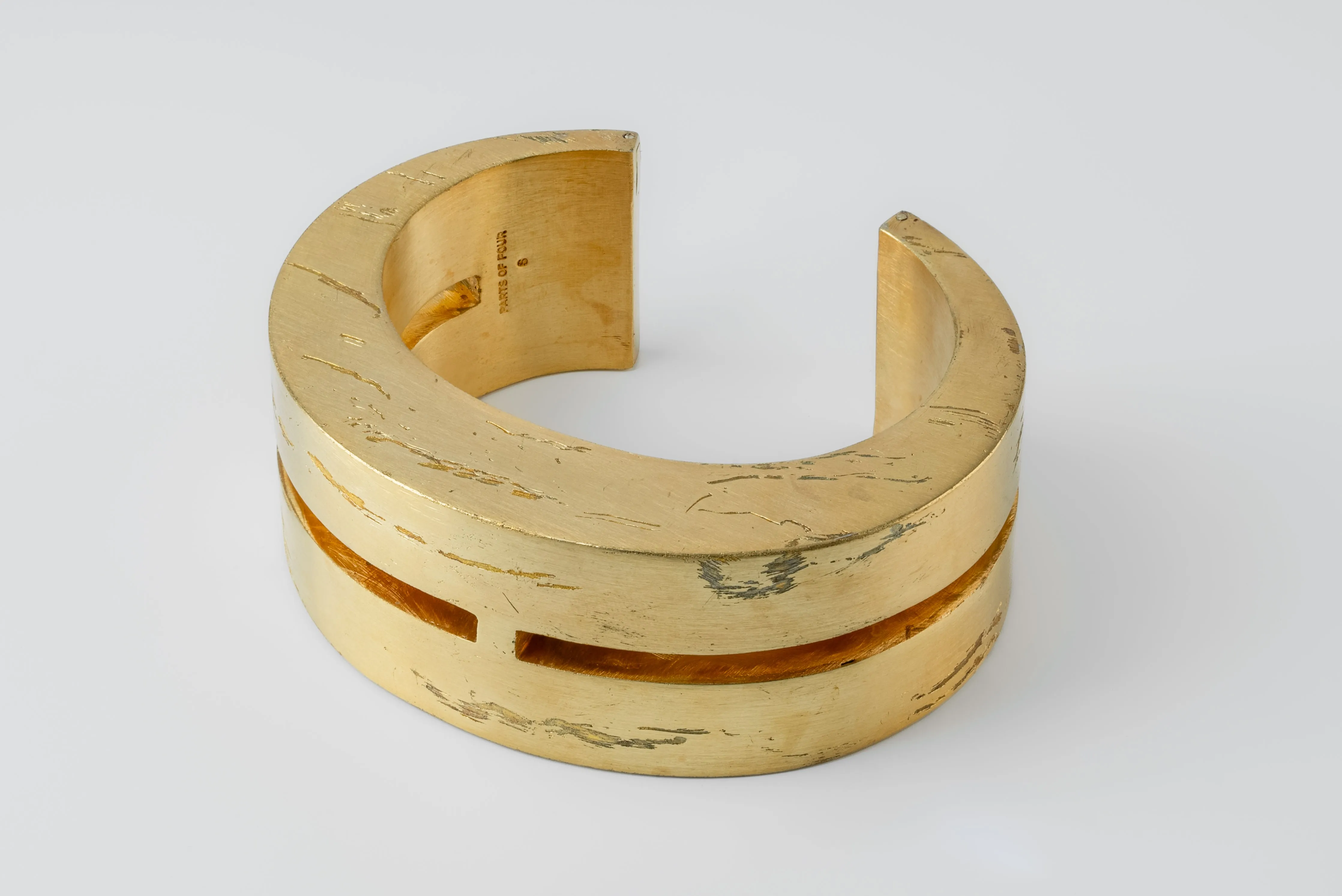 Crescent Crevice Bracelet (30mm, AG) sold by Parts of Four