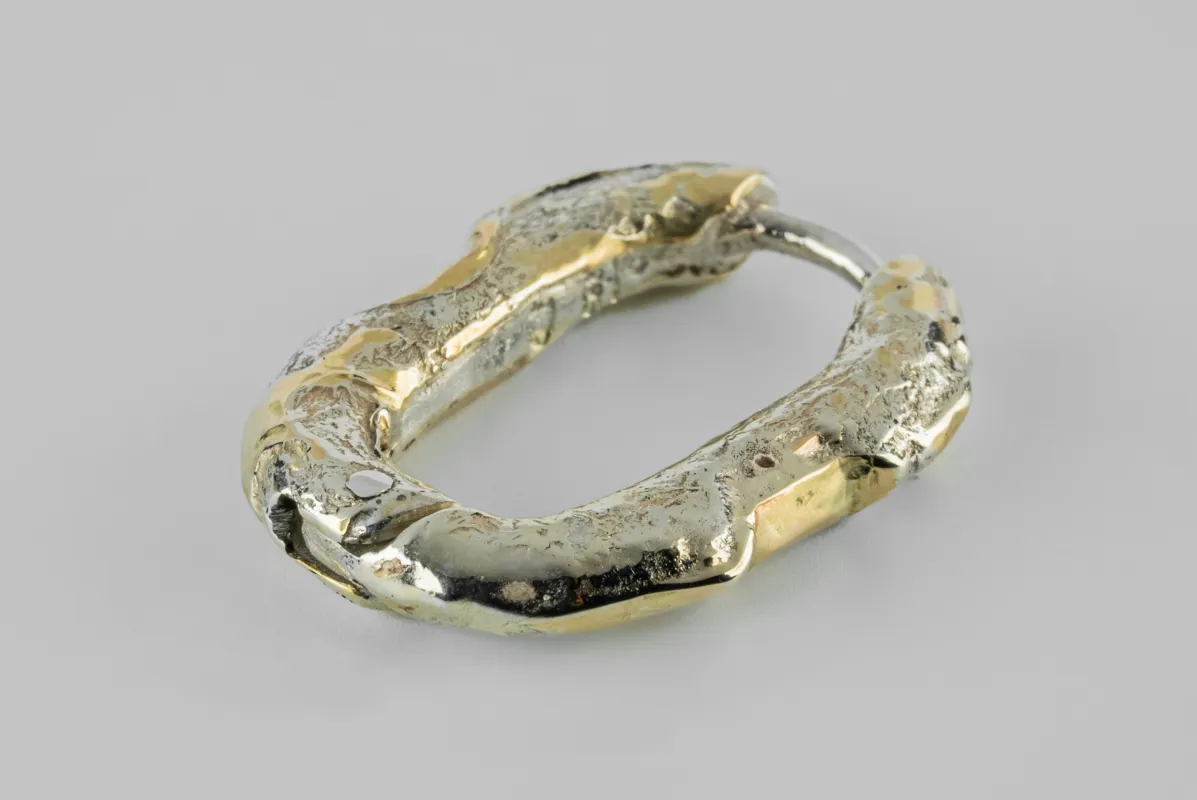 Deco Earring (Extra Small Link, Fuse, PA18K) sold by Parts of Four