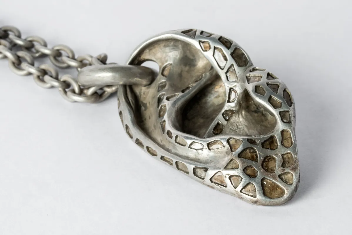 Body Part Necklace (Evan's Ear, Mega Pavé, DA+DIA) sold by Parts of Four