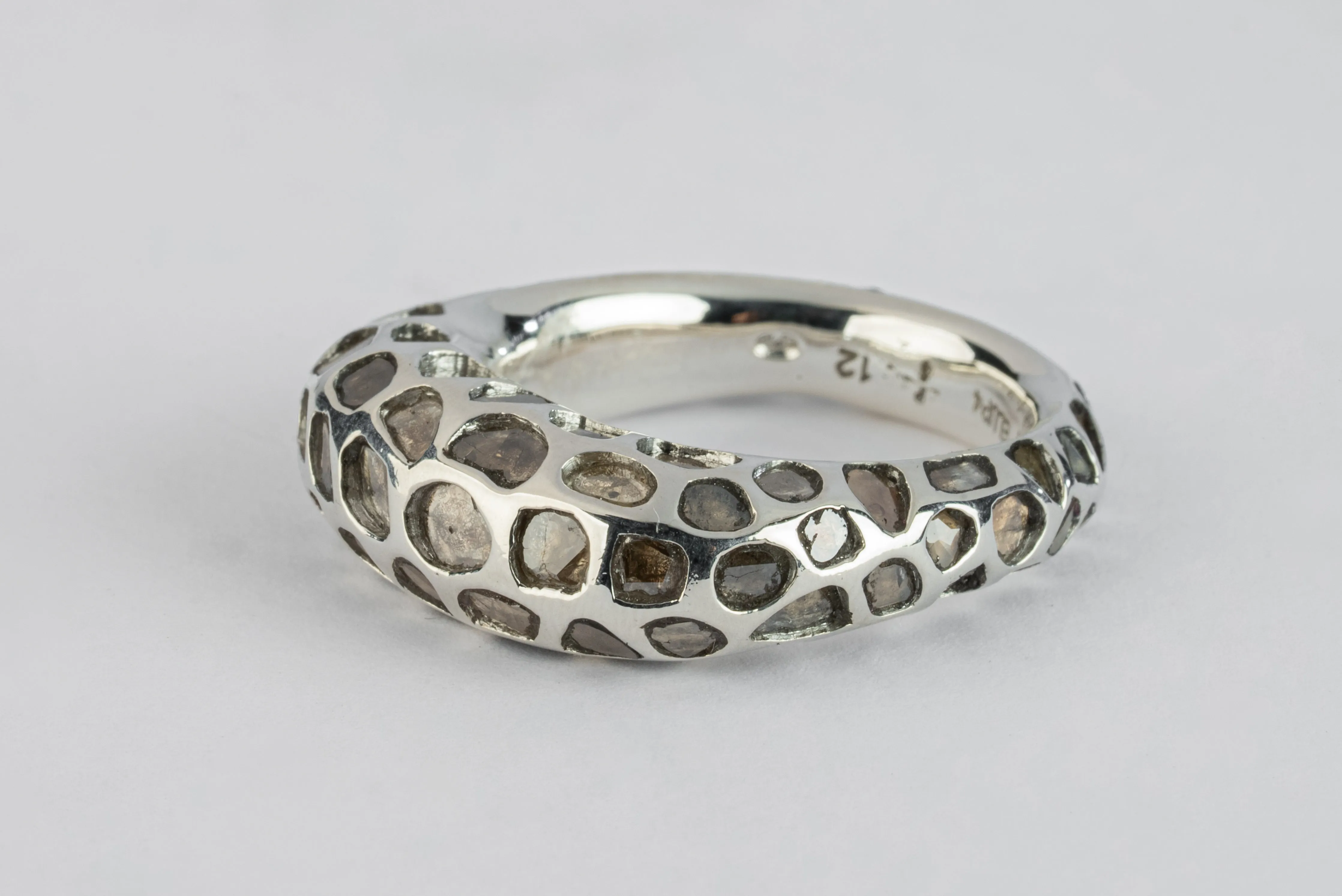 Mountain Ring (Mega Pavé, PA+DIA) sold by Parts of Four product image thumbnail 2