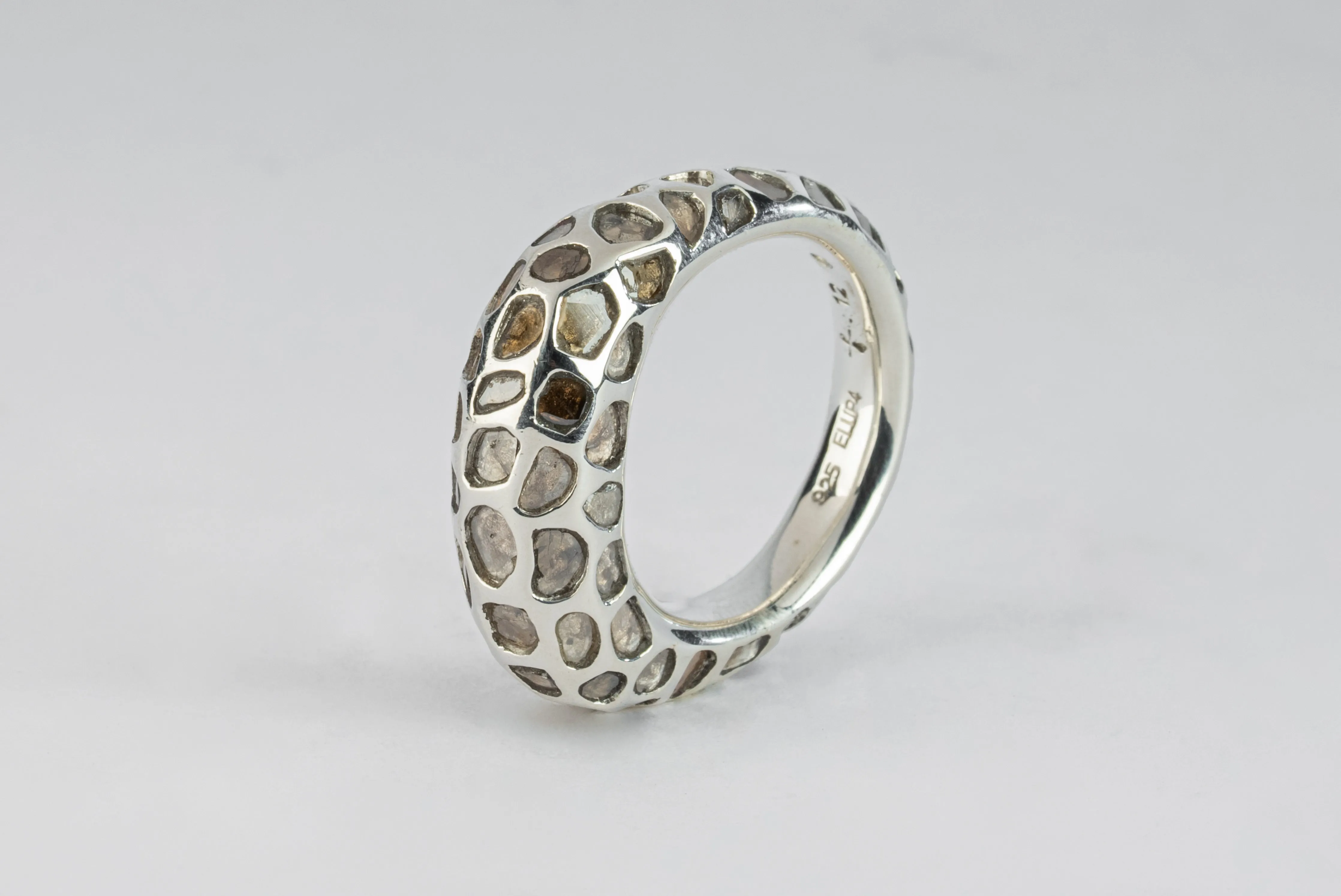 Mountain Ring (Mega Pavé, PA+DIA) sold by Parts of Four product image thumbnail 3