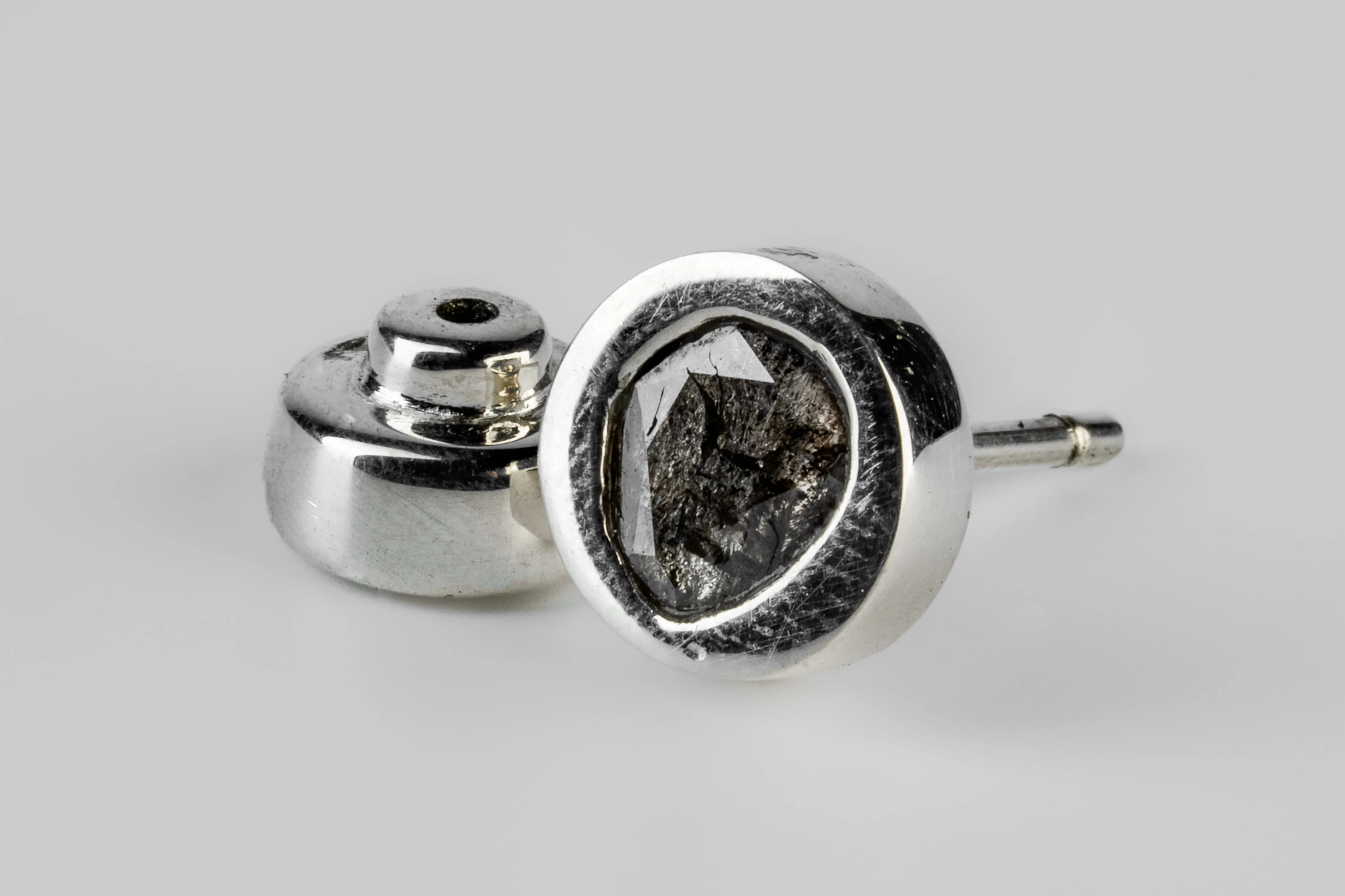 Stud Earring (0.2 CT, Diamond Slab, PA+DIA) sold by Parts of Four