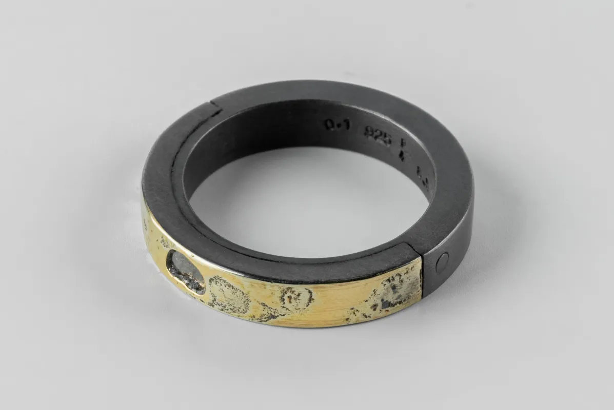 Sistema Ring (Fuse, 0.1 CT, Diamond Slab, 4mm, KA18K+DIA) sold by Parts of Four