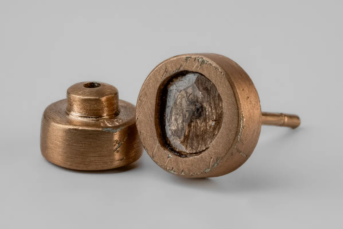 Stud Earring (0.2 CT, Diamond Slab, AMA+DIA) sold by Parts of Four