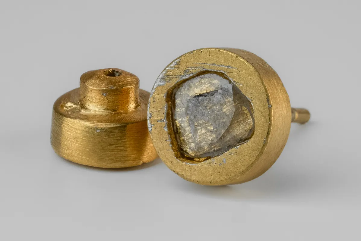 Stud Earring (0.2 CT, Diamond Slab, AGA+DIA) sold by Parts of Four