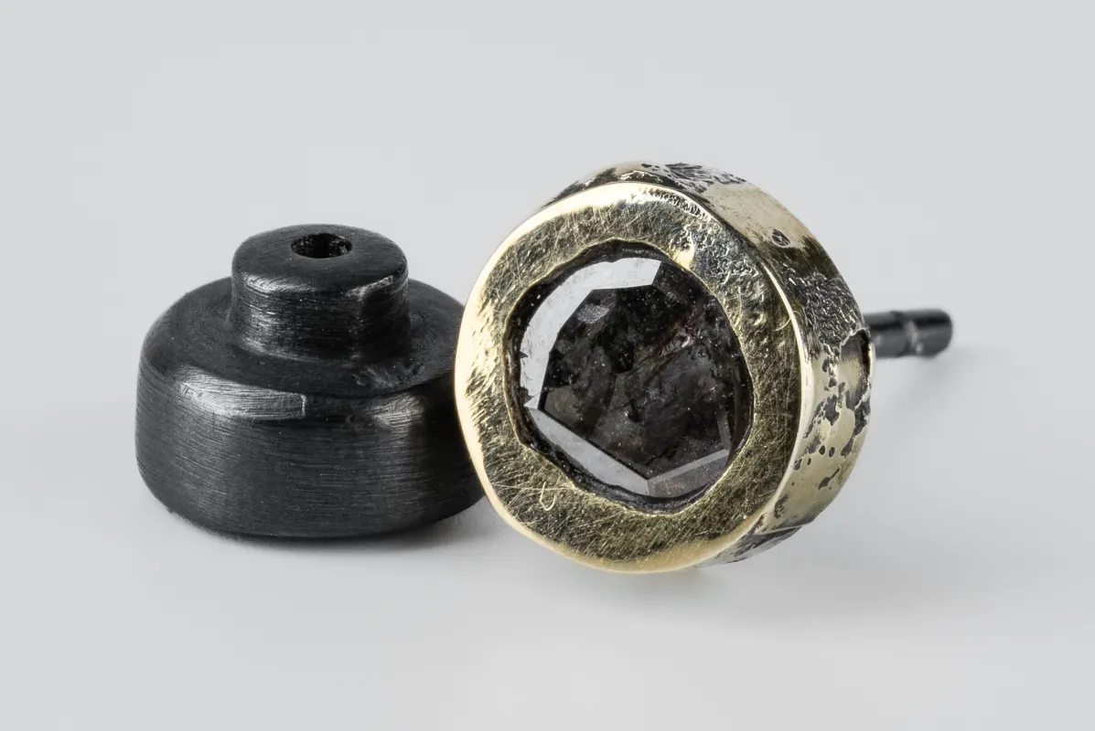 Tiny Stud Earring (Fuse, 0.1 CT, Diamond Slab, KA18K+DIA) sold by Parts of Four