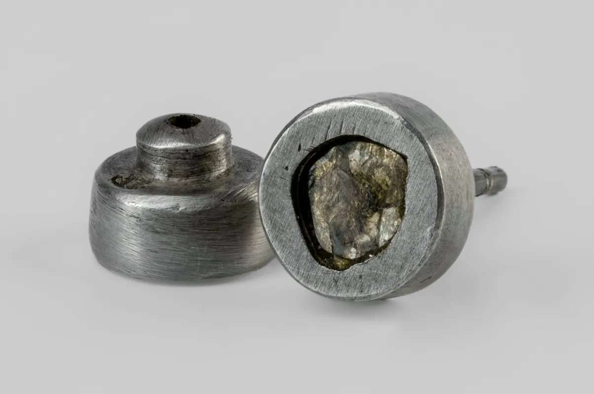 Tiny Stud Earring (0.1 CT, Diamond Slab, DA+DIA) sold by Parts of Four