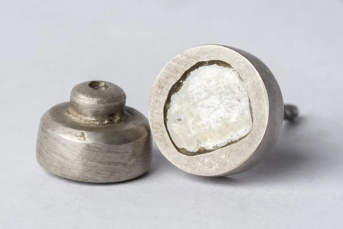 Stud Earring (0.2 CT, Yellow Diamond Slab, DA+YDIA) sold by Parts of Four