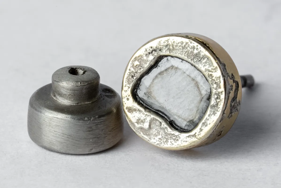 Stud Earring (Fuse, 0.2 CT, Diamond Slab, DA18K+DIA) sold by Parts of Four