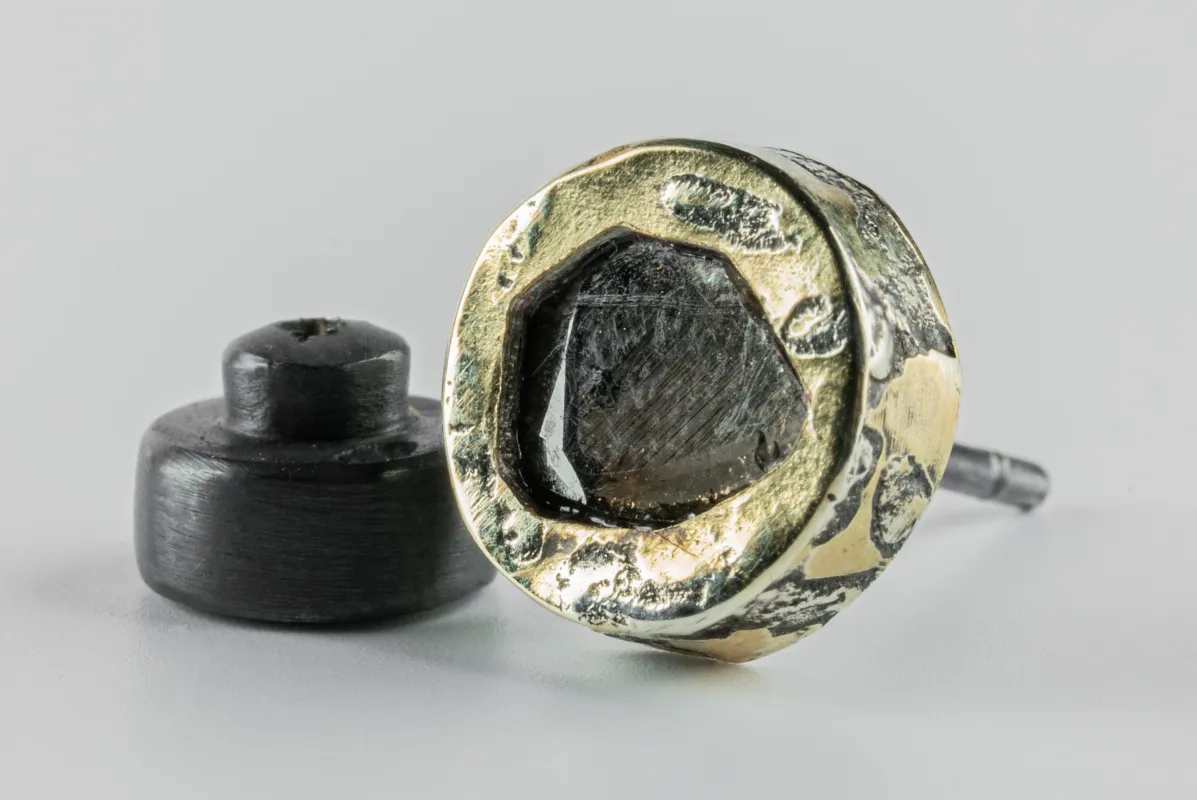 Stud Earring (Fuse, 0.4 CT, Diamond Slab, KA18K+DIA) sold by Parts of Four