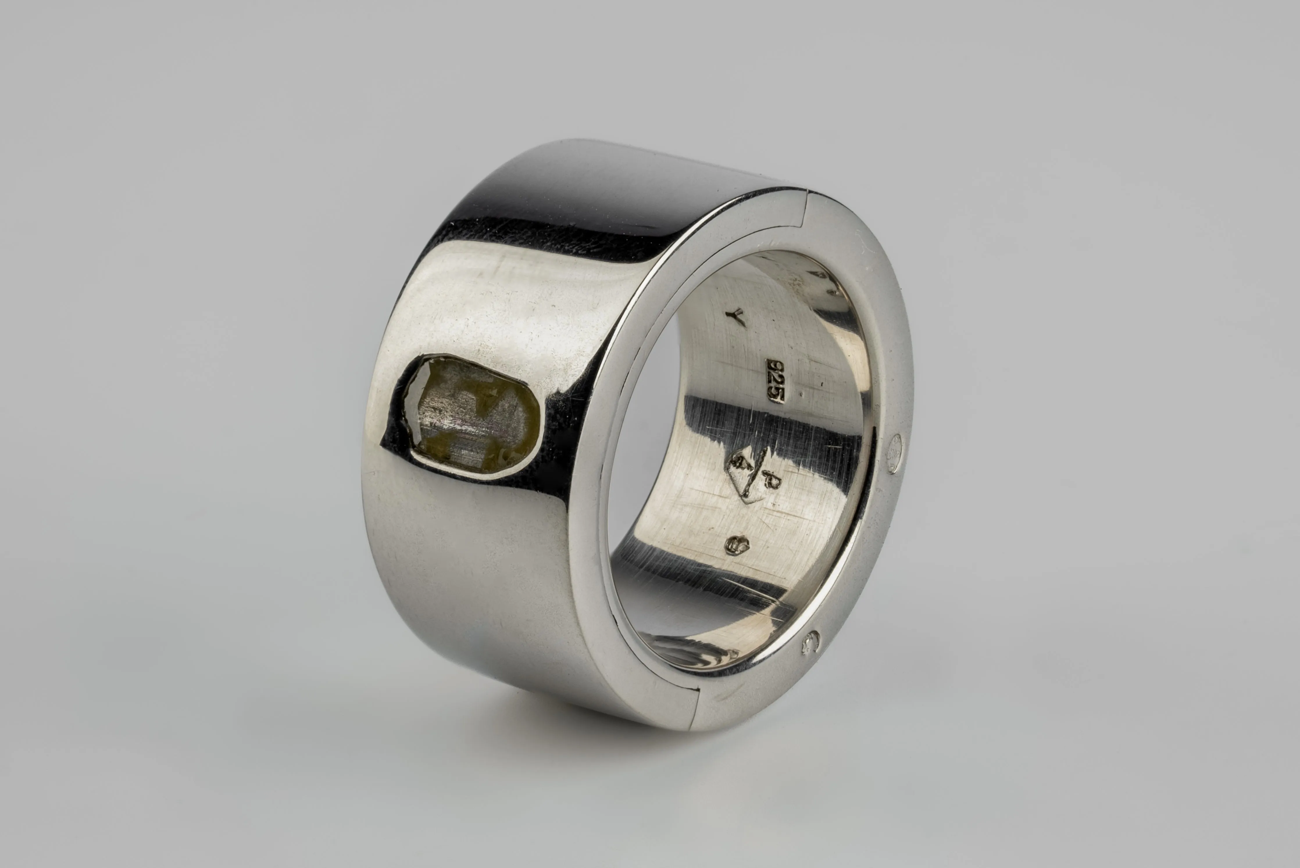 Sistema Ring (0.2 CT, Yellow Diamond Slab, 12mm, PA+YDIA) sold by Parts of Four product image thumbnail 2