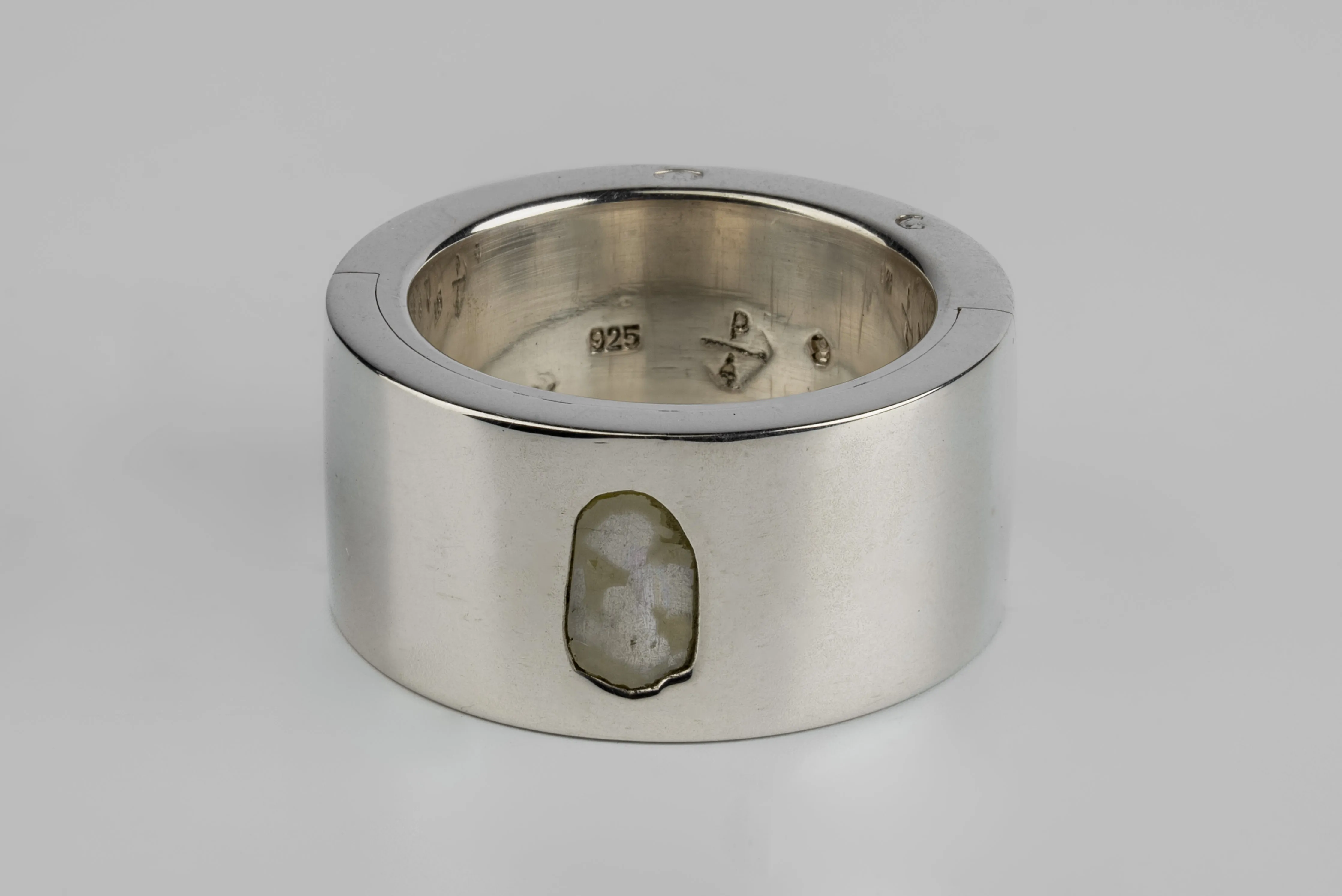Sistema Ring (0.2 CT, Yellow Diamond Slab, 12mm, PA+YDIA) sold by Parts of Four product image thumbnail 3