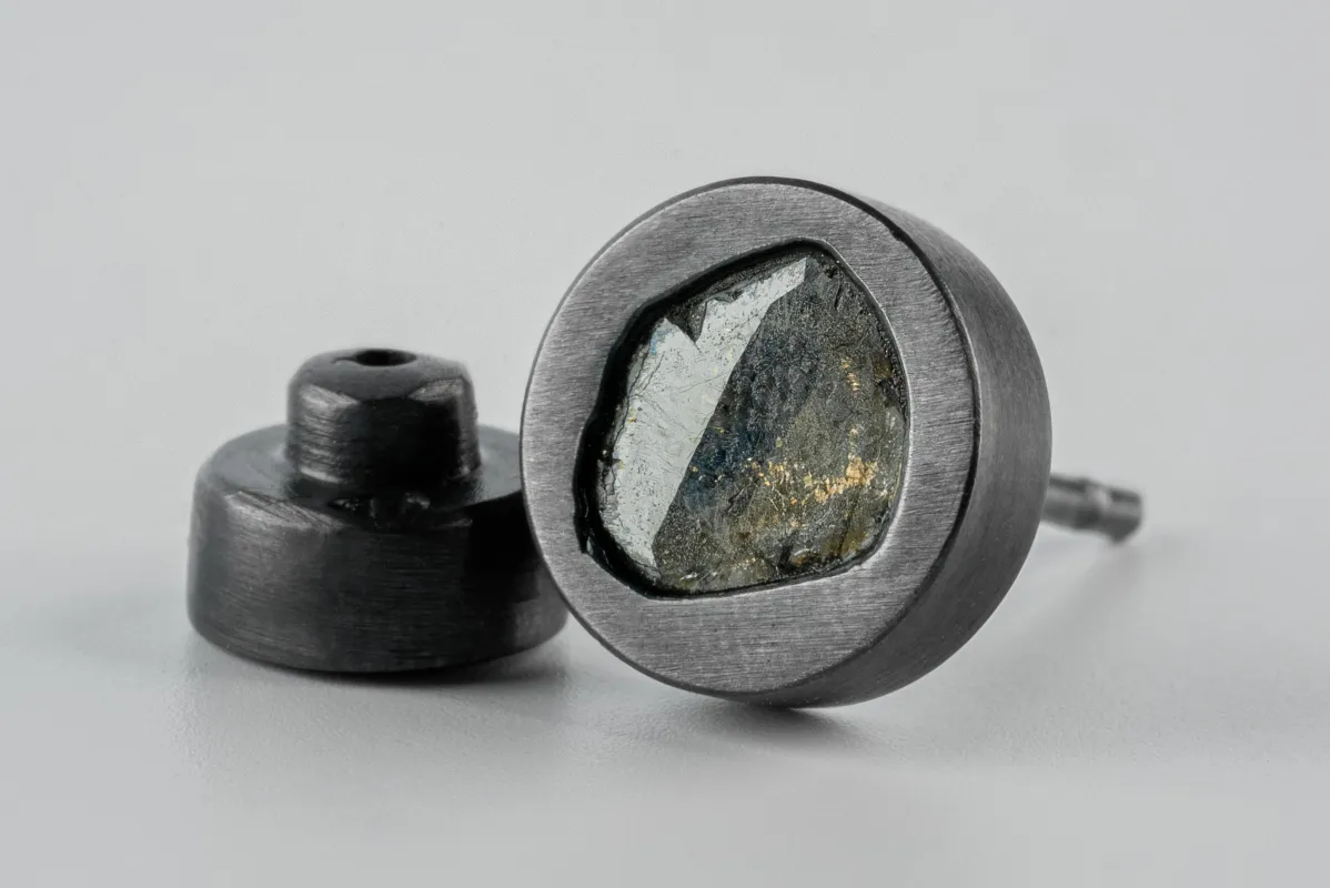 Stud Earring (0.4 CT, Diamond Slab, KA+DIA) sold by Parts of Four