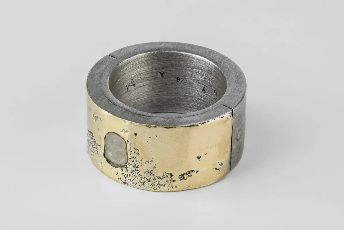 Sistema Ring (Fuse, 0.2 CT, Yellow Diamond Slab, 12mm, DA18K+YDIA) sold by Parts of Four