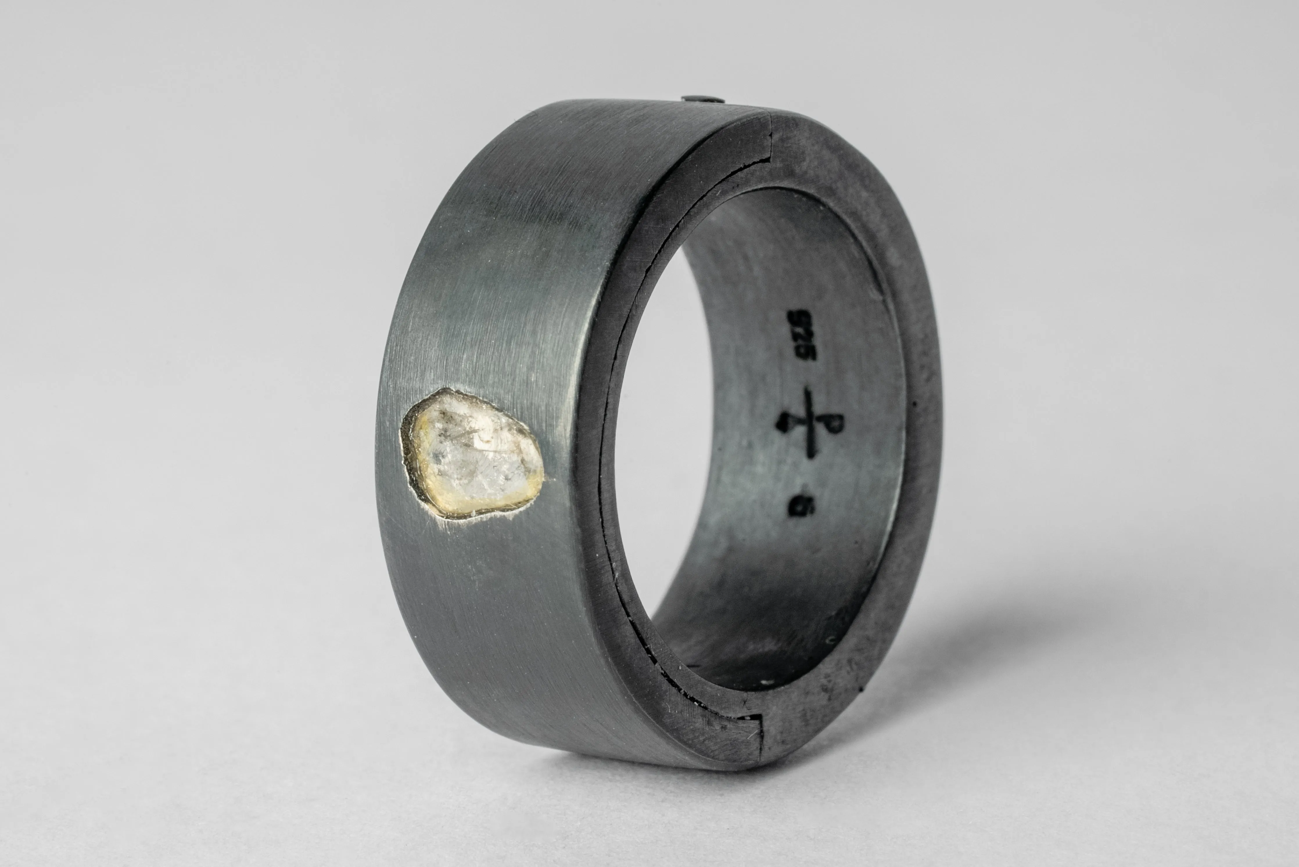 Sistema Ring (0.2 CT, Yellow Diamond Slab, 9mm, KA+YDIA) sold by Parts of Four product image thumbnail 2