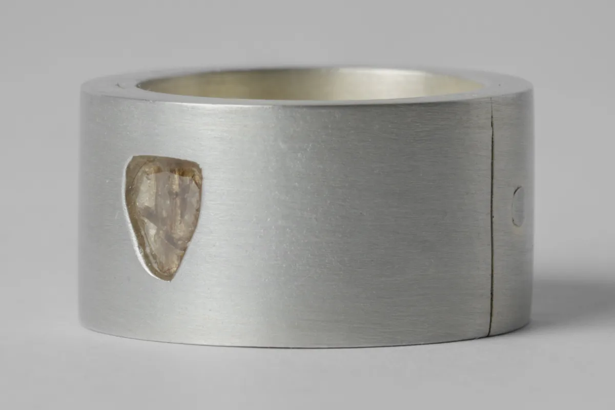 Sistema Ring (0.2 CT, Diamond Slab, 12mm, MA+DIA) sold by Parts of Four