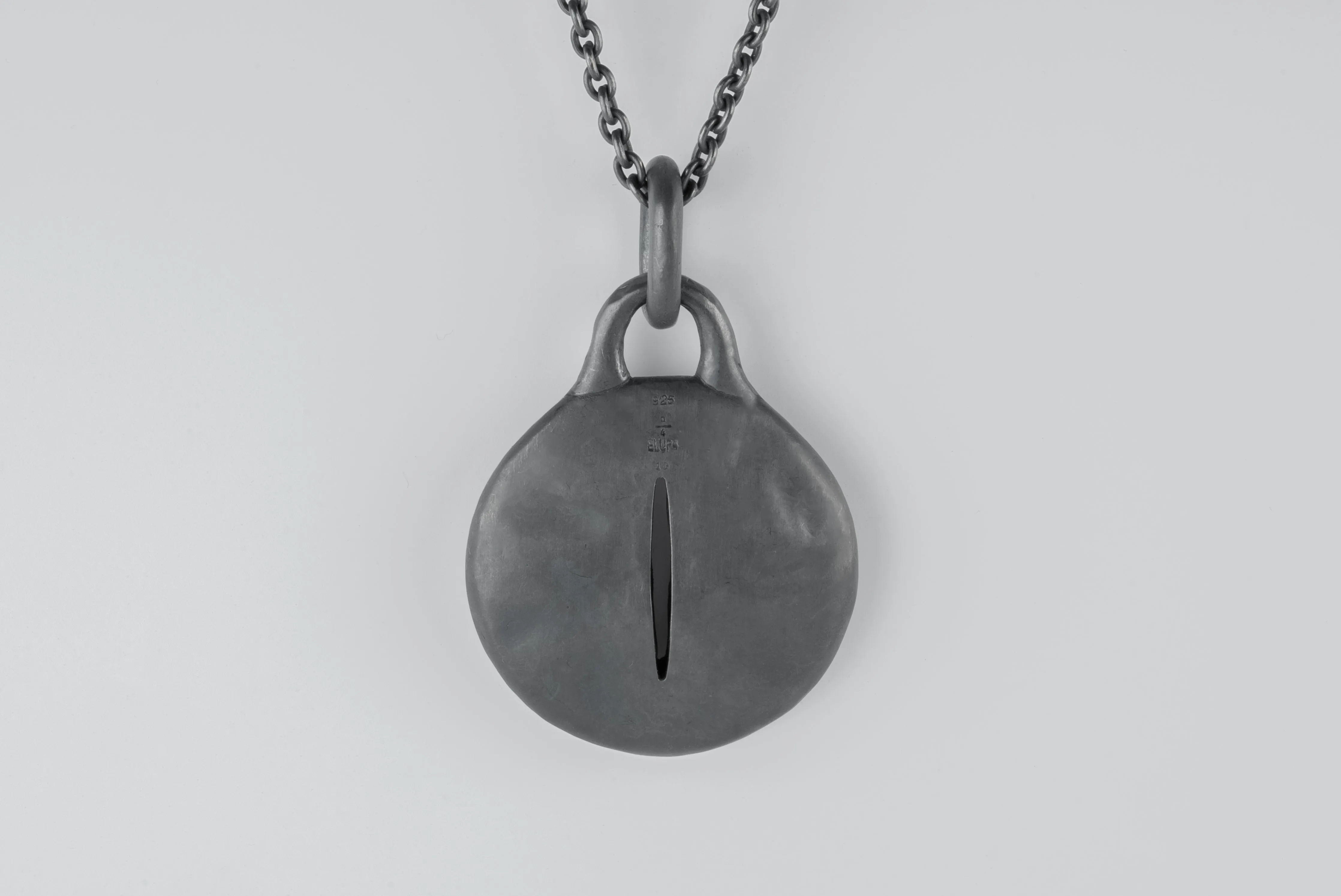 Disk Necklace (45mm, Slit, Mega Pavé, KA+DIA) sold by Parts of Four product image thumbnail 4