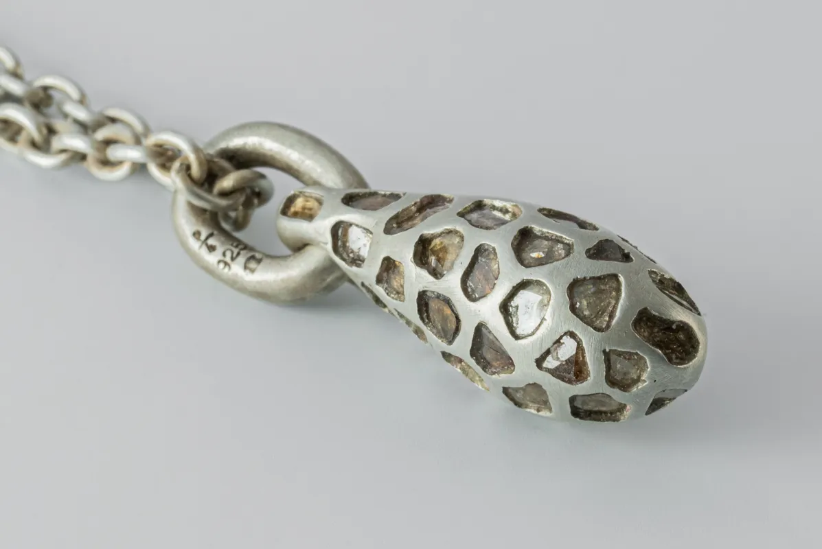 Chrysalis Necklace (Nympha, Mega Pavé, No.1, DA+DIA) sold by Parts of Four