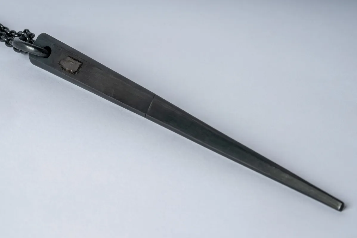 Big Spike Necklace (0.4 CT, Diamond Slab, KA+DIA) sold by Parts of Four