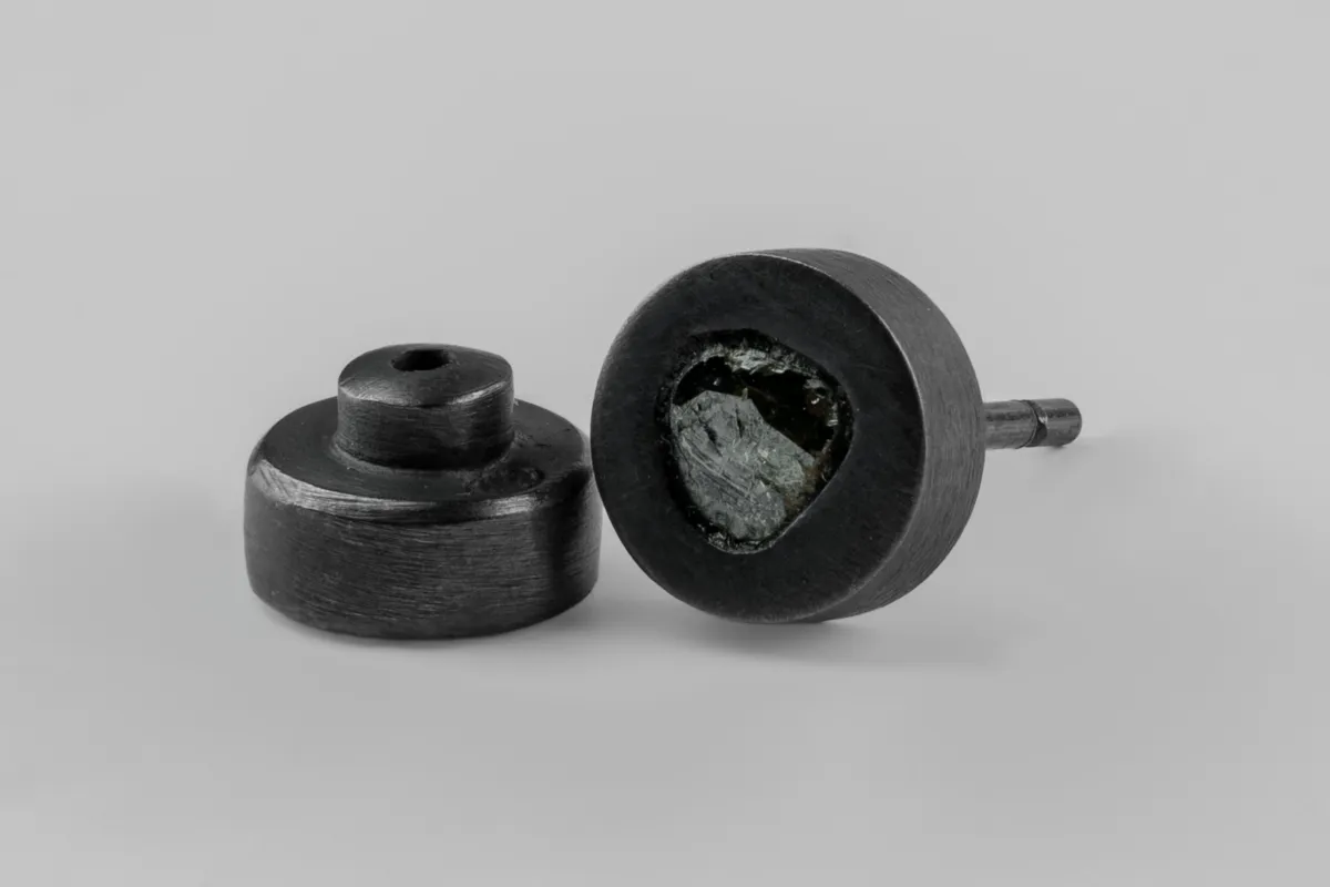 Tiny Stud Earring (0.1 CT, Diamond Slab, KA+DIA) sold by Parts of Four