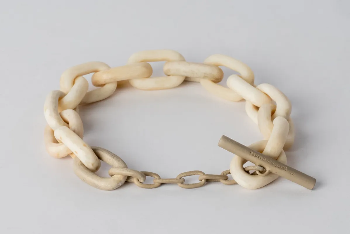 Toggle Chain Bracelet (Extra Small Links, MB+UAS) sold by Parts of Four