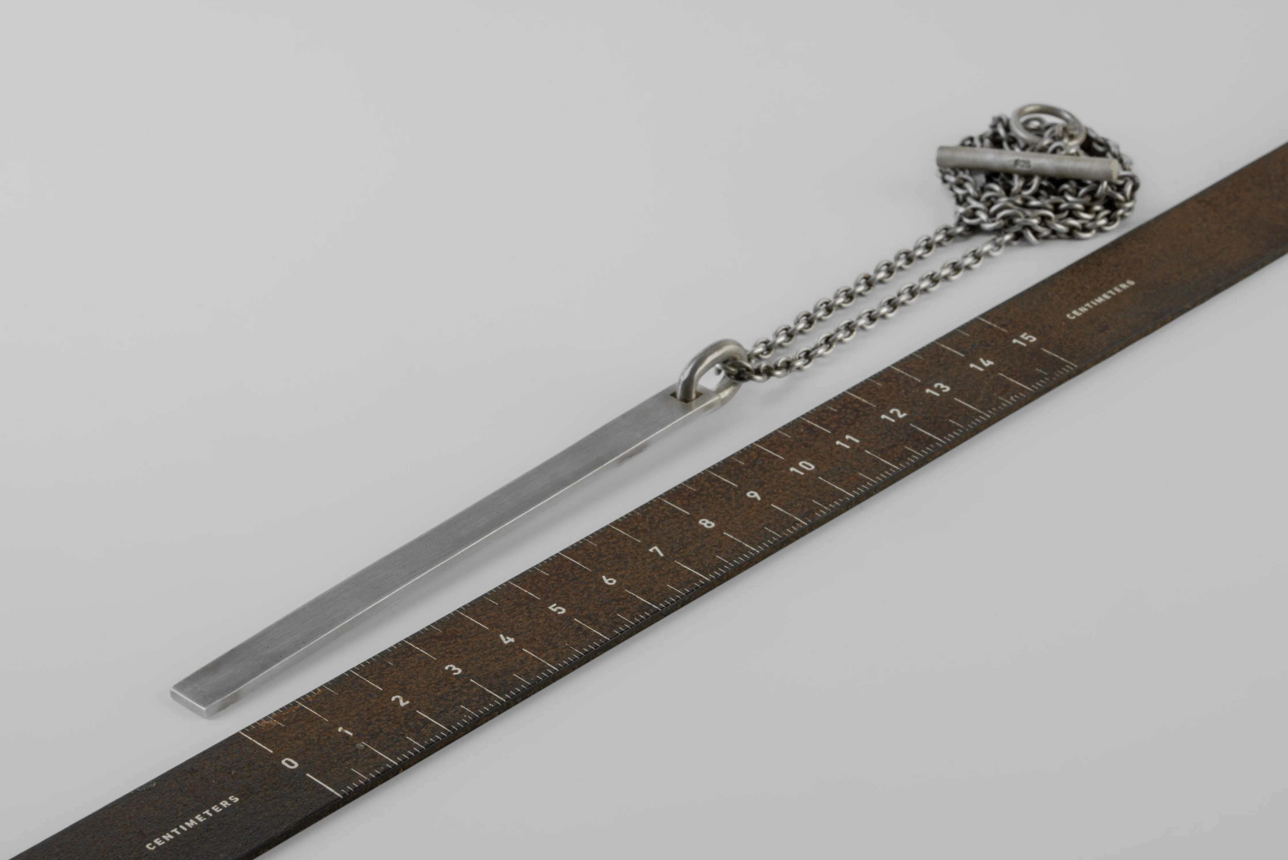 Plate Necklace (Half, AS+DA) sold by Parts of Four product image thumbnail 5