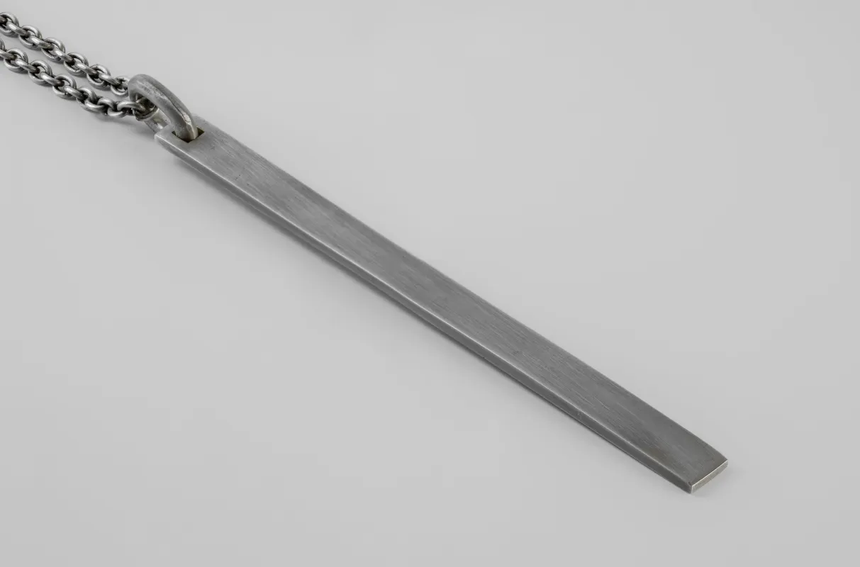 Plate Necklace (Half, AS+DA) sold by Parts of Four