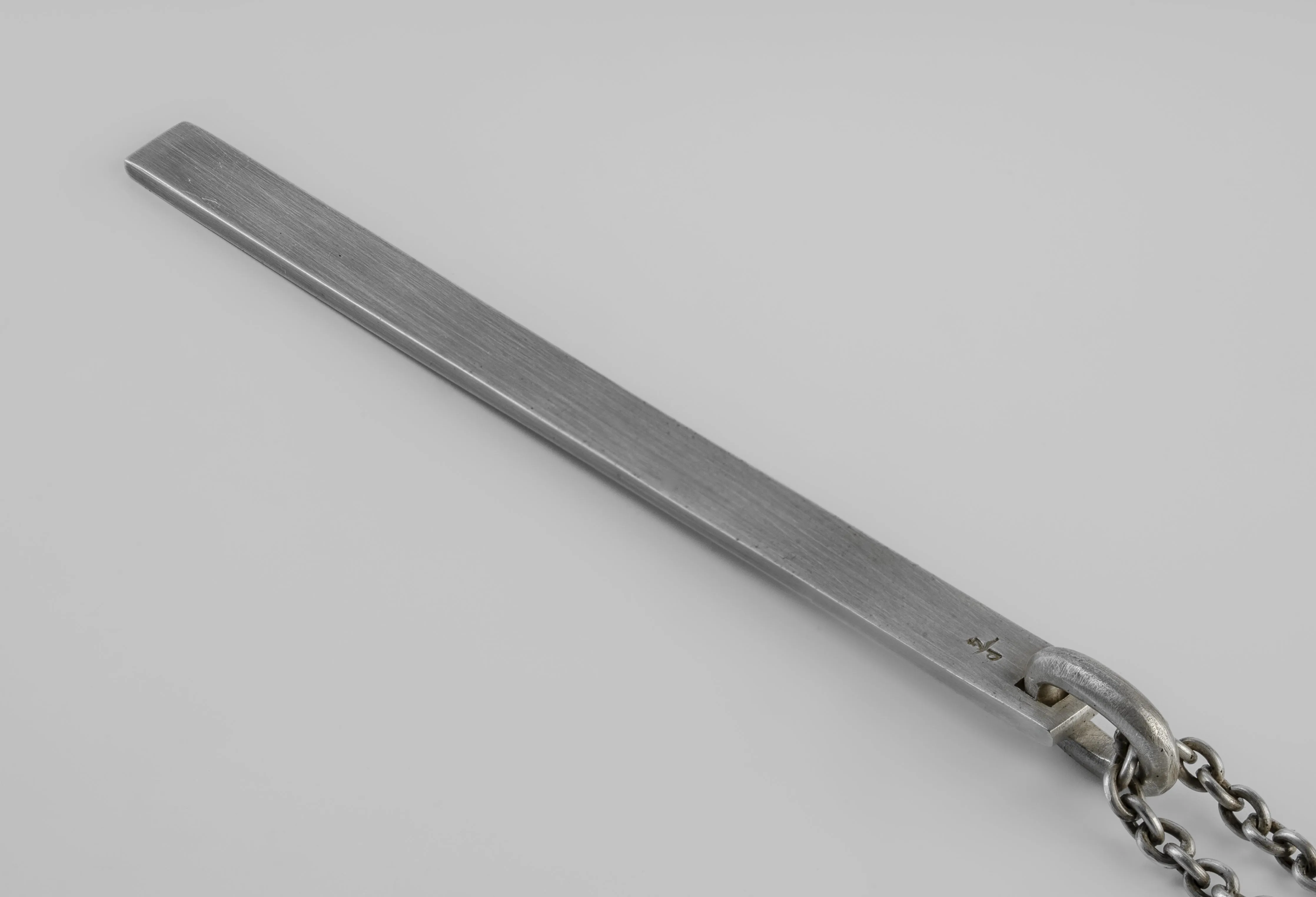 Plate Necklace (Half, AS+DA) sold by Parts of Four product image thumbnail 2