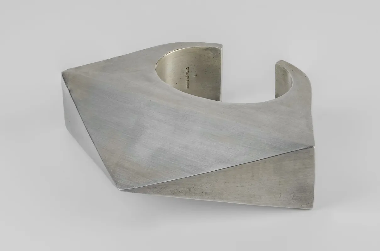 Crescent Bridge Bracelet (Pyramid Extrusion, 30mm, AS) sold by Parts of Four