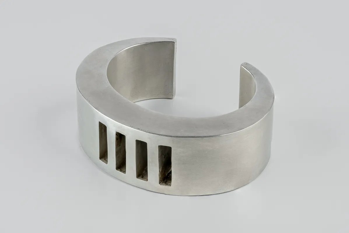 Crescent 4-Bar Punchout Bracelet (30mm, AS) sold by Parts of Four