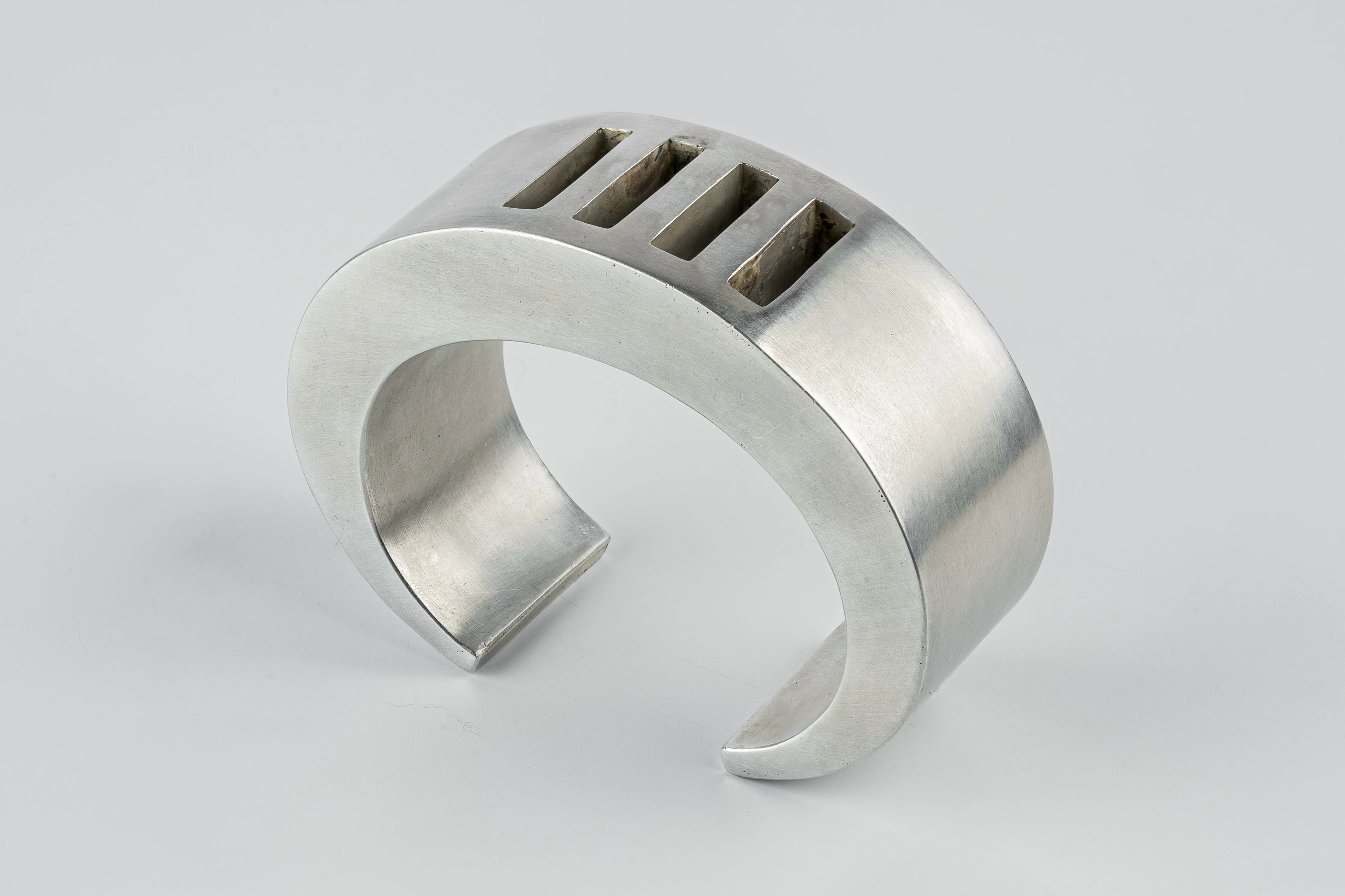 Crescent 4-Bar Punchout Bracelet (30mm, AS) sold by Parts of Four product image thumbnail 2