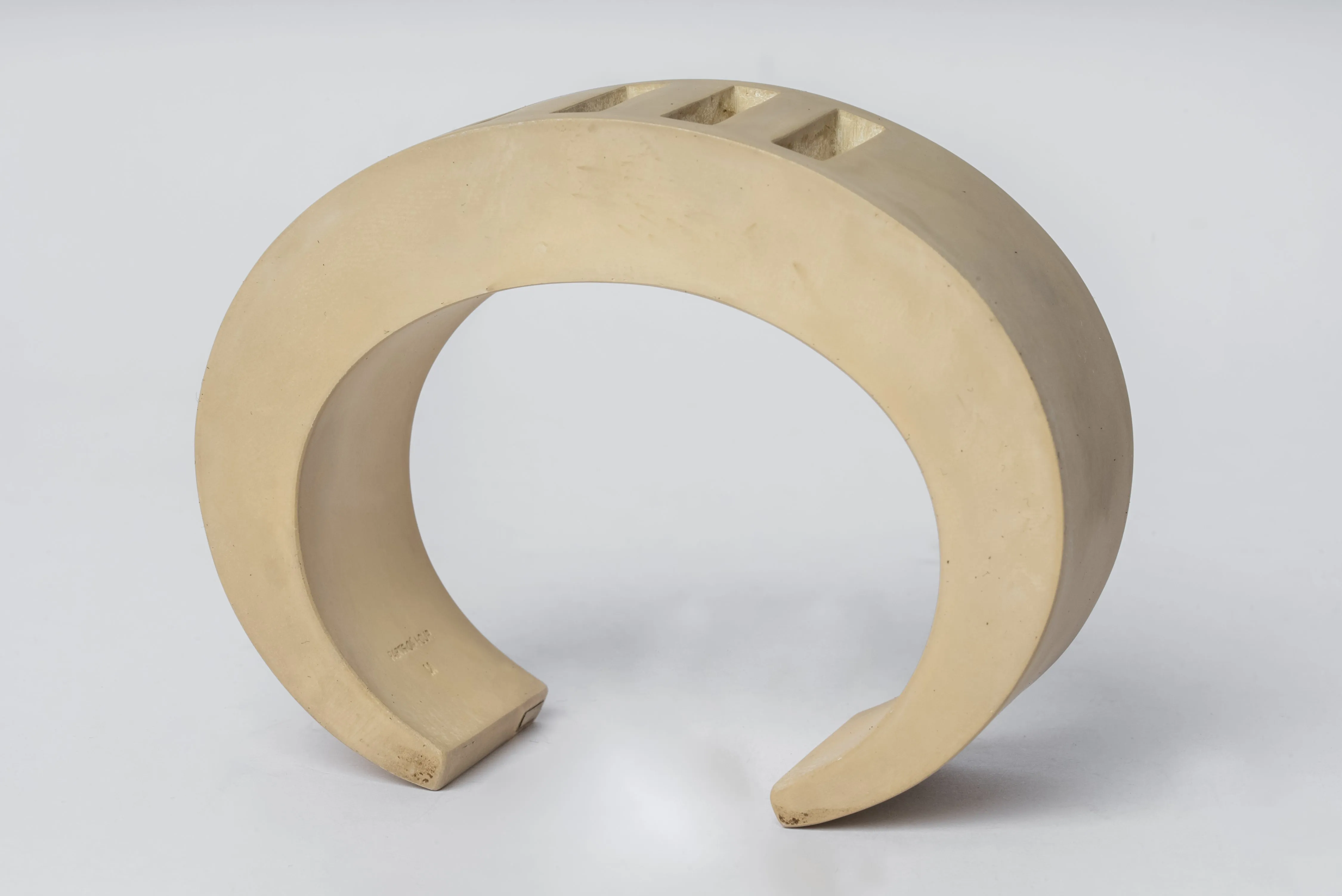 Crescent 4-Bar Punchout Bracelet (30mm, UAS) sold by Parts of Four product image thumbnail 2