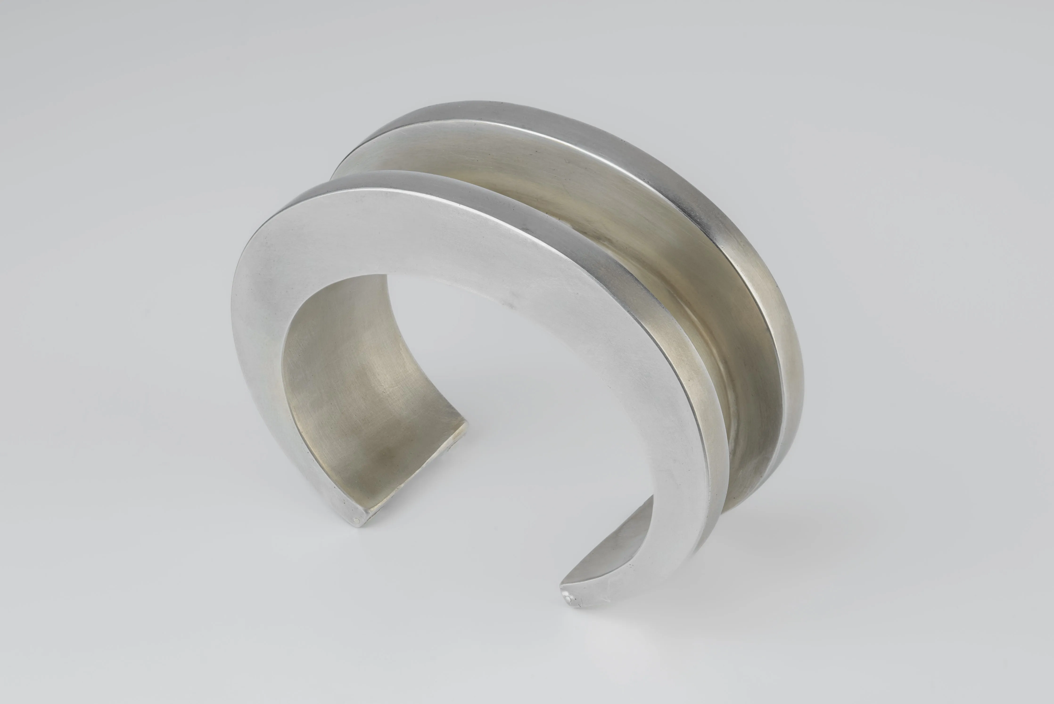 Crescent Channel Bracelet (30mm, AS) sold by Parts of Four product image thumbnail 2