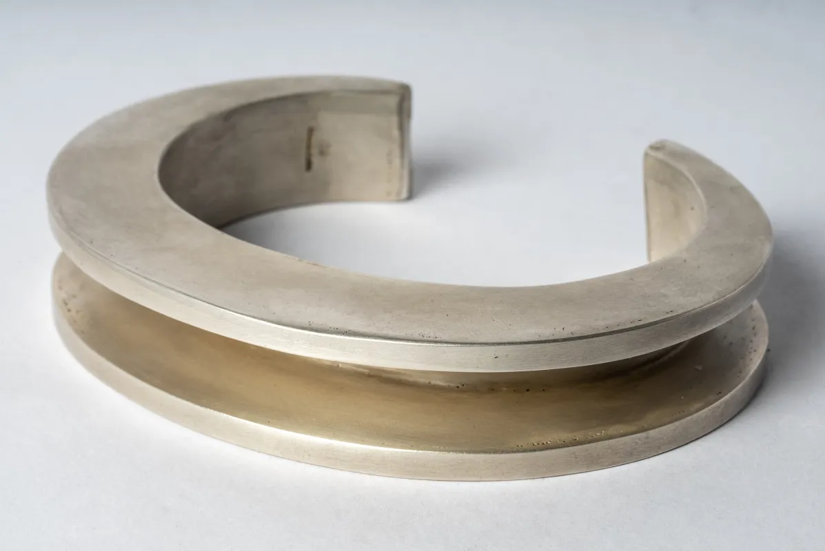 Crescent Channel Bracelet (15mm, AS) sold by Parts of Four