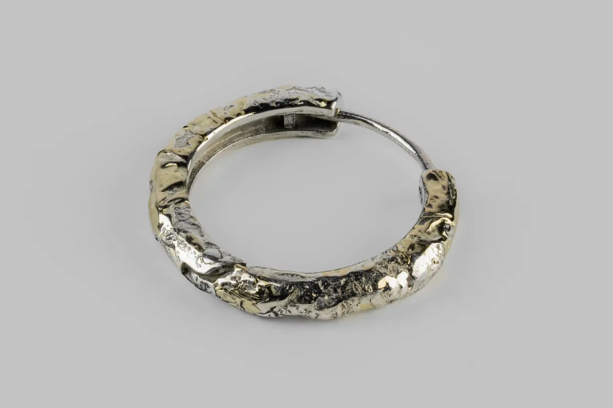 Hoop Earring v2 (Fuse, Small, PA18K) sold by Parts of Four