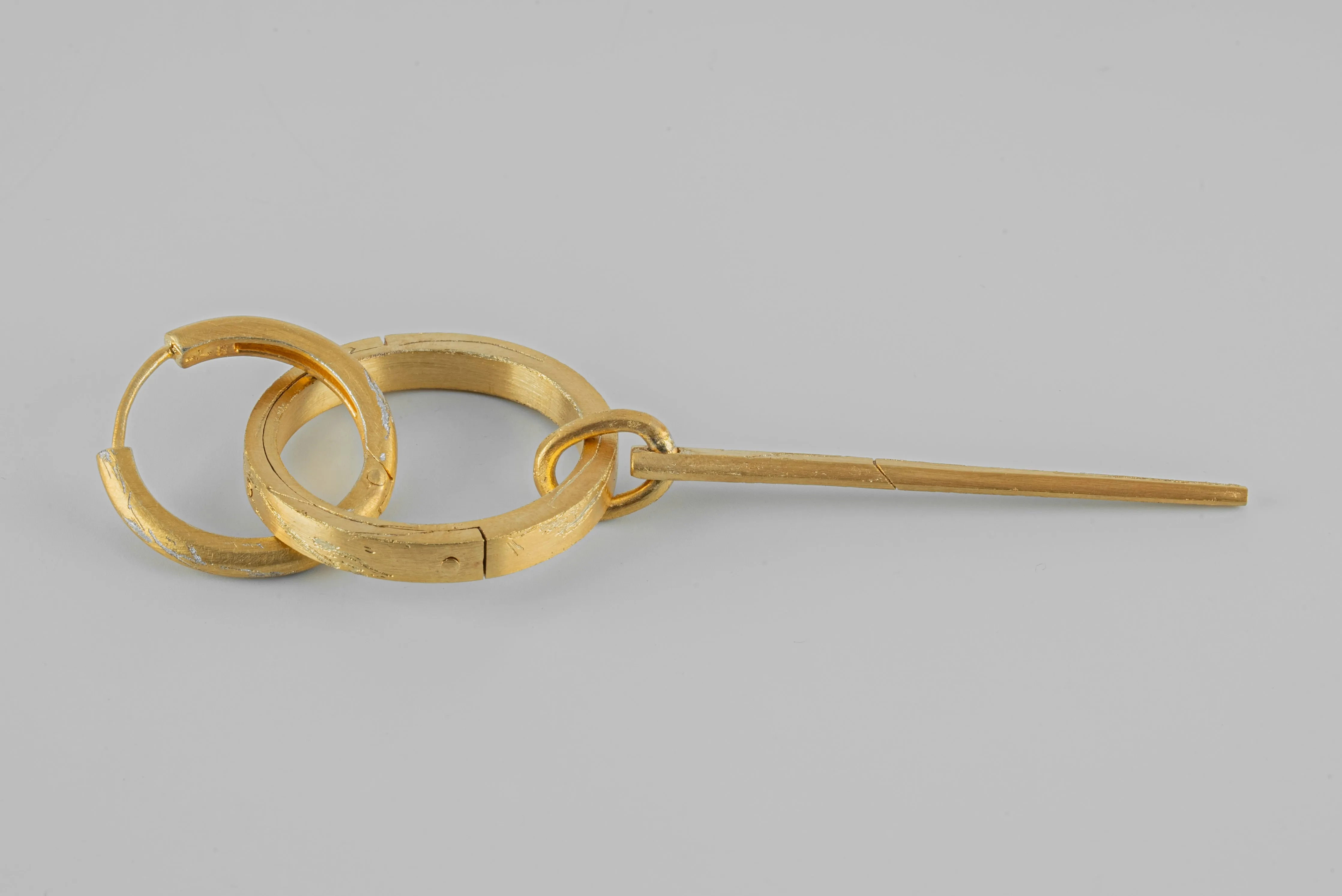 Hoop Earring v2 (Portal Var., Mini Spike, AGA+AG) sold by Parts of Four product image thumbnail 3